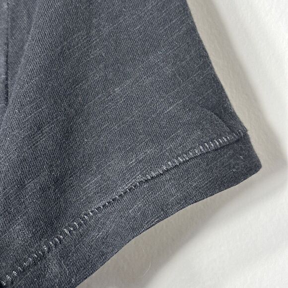 Gap Kids Shirt Boy's Sz M 8-9 Black Pocket Cotton Casual Crew Neck Short Sleeve - Picture 4 of 10